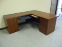 Kimball Cherry Left Return Desk